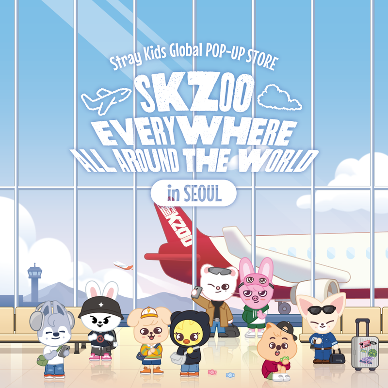 STRAY KIDS SKZOO Everywhere All Around The World – EVE PINK K-POP