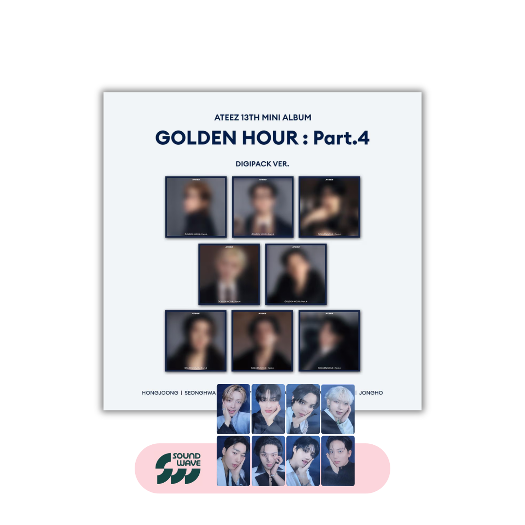 KOR VER.) ATEEZ (에이티즈) MINI ALBUM - [GOLDEN HOUR : Part.4