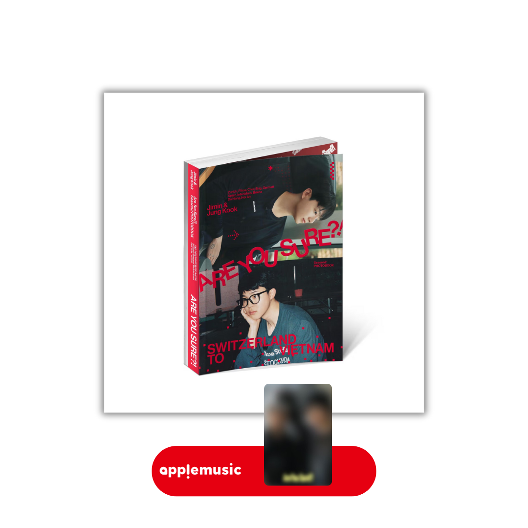 PRE-ORDER] JIMIN x JUNG KOOK (지민 x 정국) PHOTOBOOK - [ARE YOU