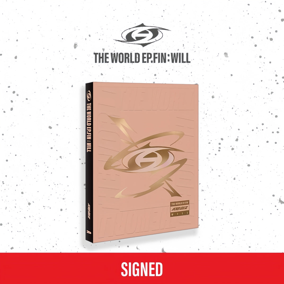 [AUTOGRAPHED CD] (U.S. VER.) ATEEZ ALBUM [THE WORLD EP.FIN WILL