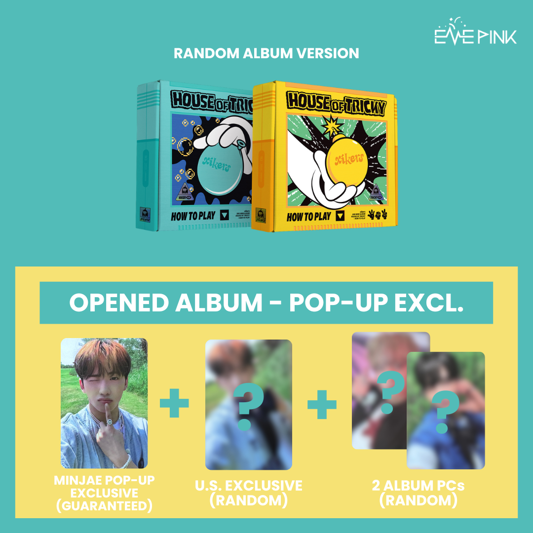 (U.S. VER.) XIKERS ALBUM [HOUSE OF TRICKY How To Play] (+POPUP EXC