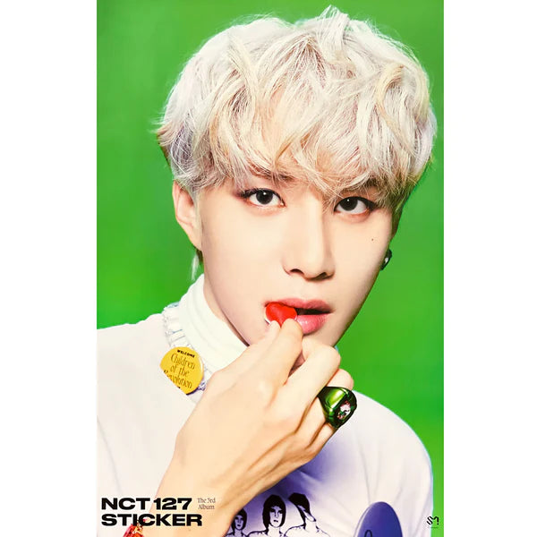 NCT 127 - STICKER (JEWEL CASE VER) OFFICIAL POSTER - JUNGWOO NCT 127 - STICKER (JEWEL CASE VER) OFFICIAL POSTER - JUNGWOO
