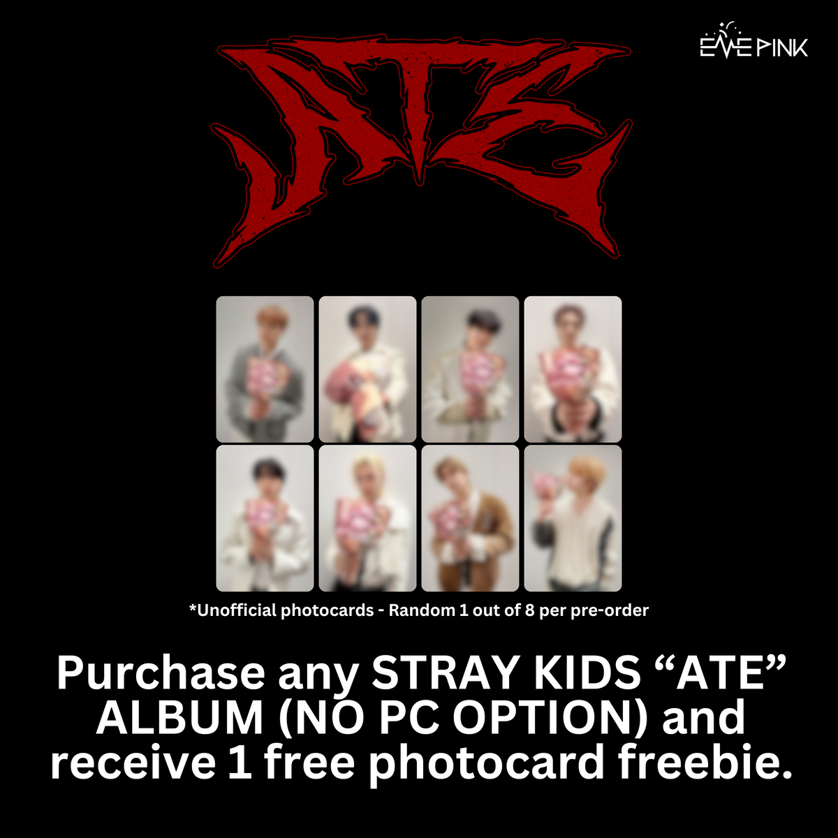 STRAY KIDS (스트레이키즈) MINI ALBUM - [ATE] (ATE VER. / Limited Edition