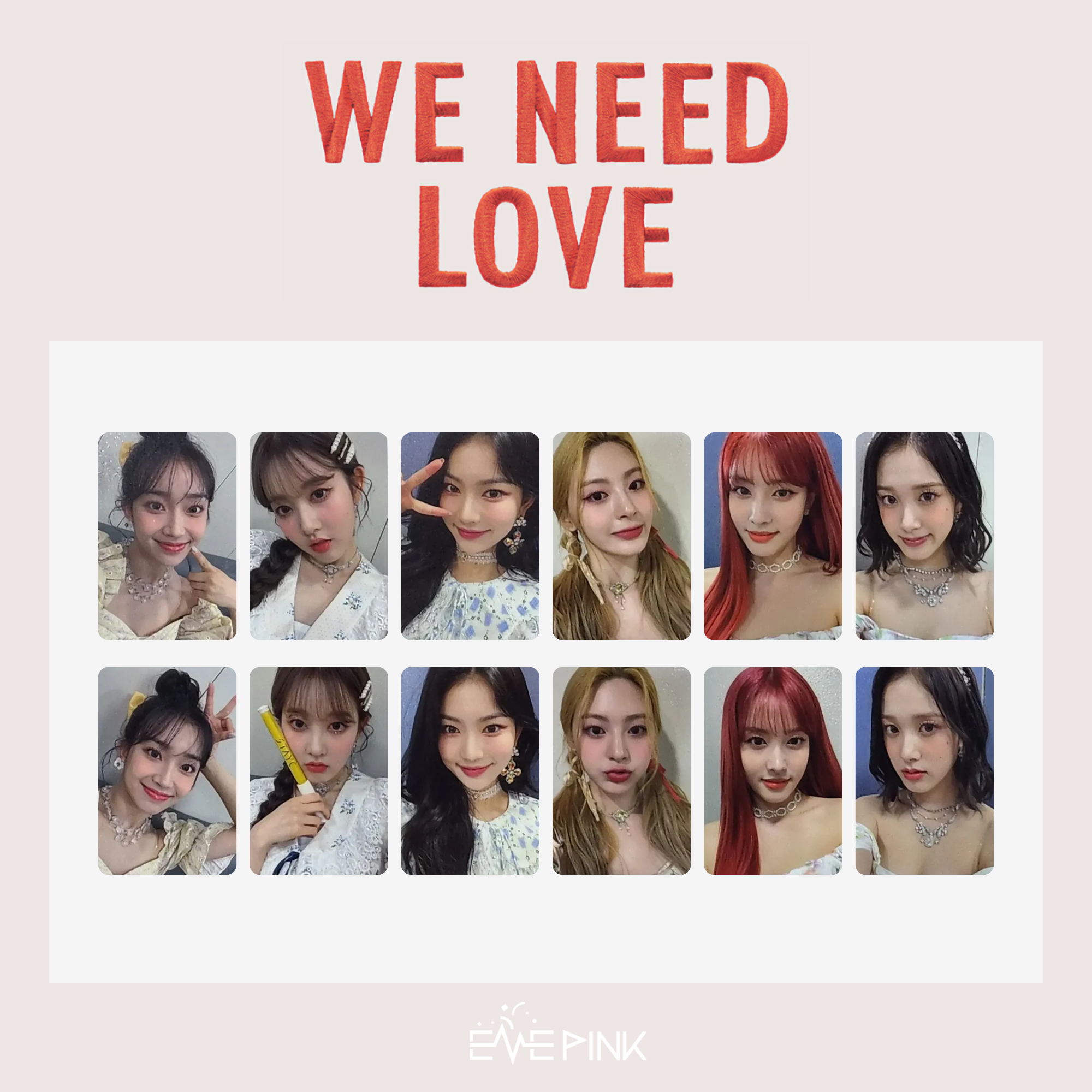STAYC (스테이씨) - [WE NEED LOVE] : OFFICIAL PHOTOCARD (APPLE