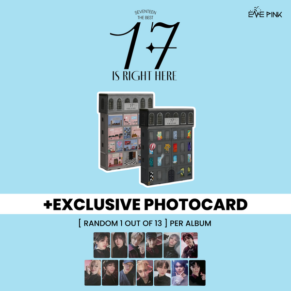 SEVENTEEN (세븐틴) BEST ALBUM - [17 IS RIGHT HERE] (+EXCLUSIVE PHOTOCARD)