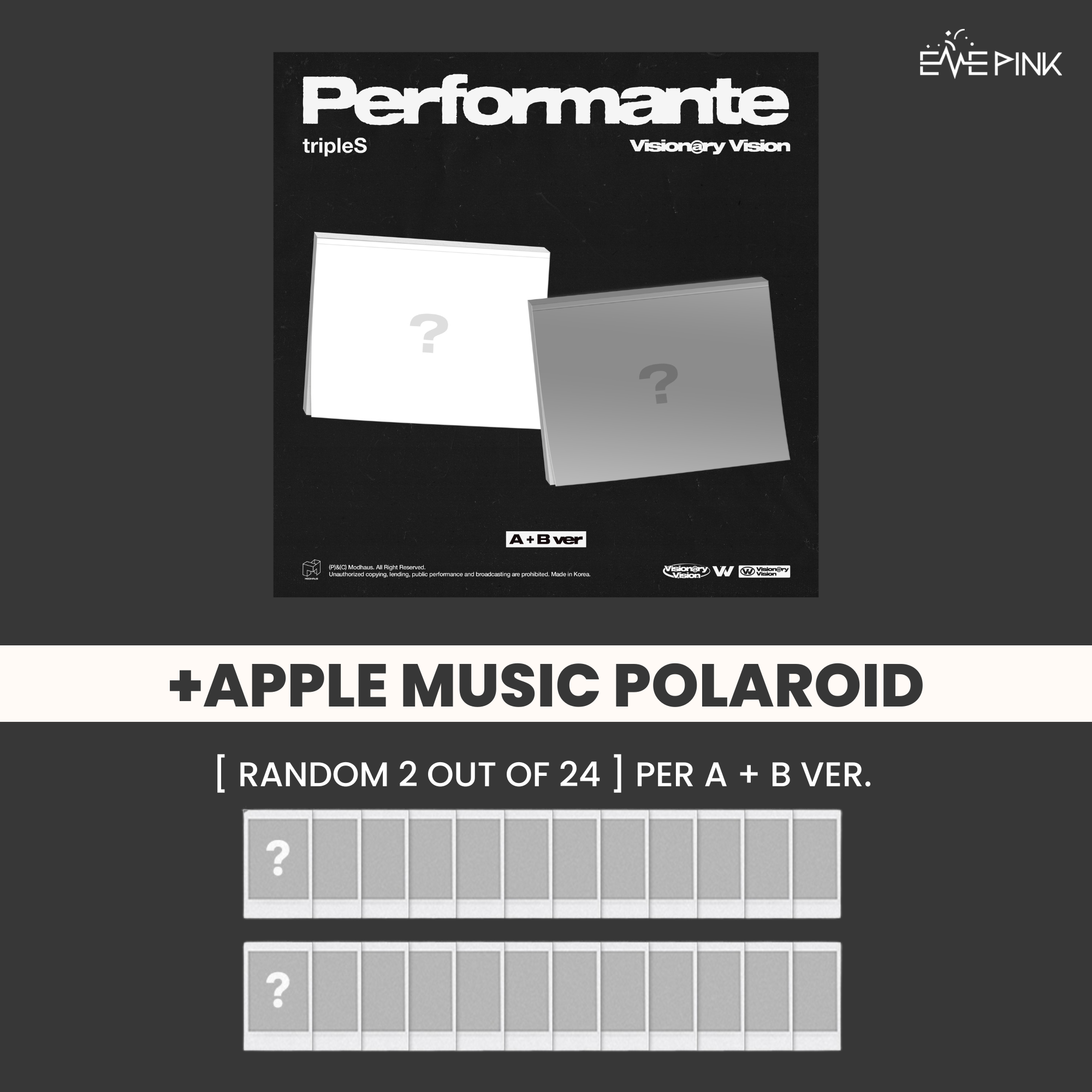 tripleS (트리플에스) ALBUM - [Visionary Vision 'Performante'] (+