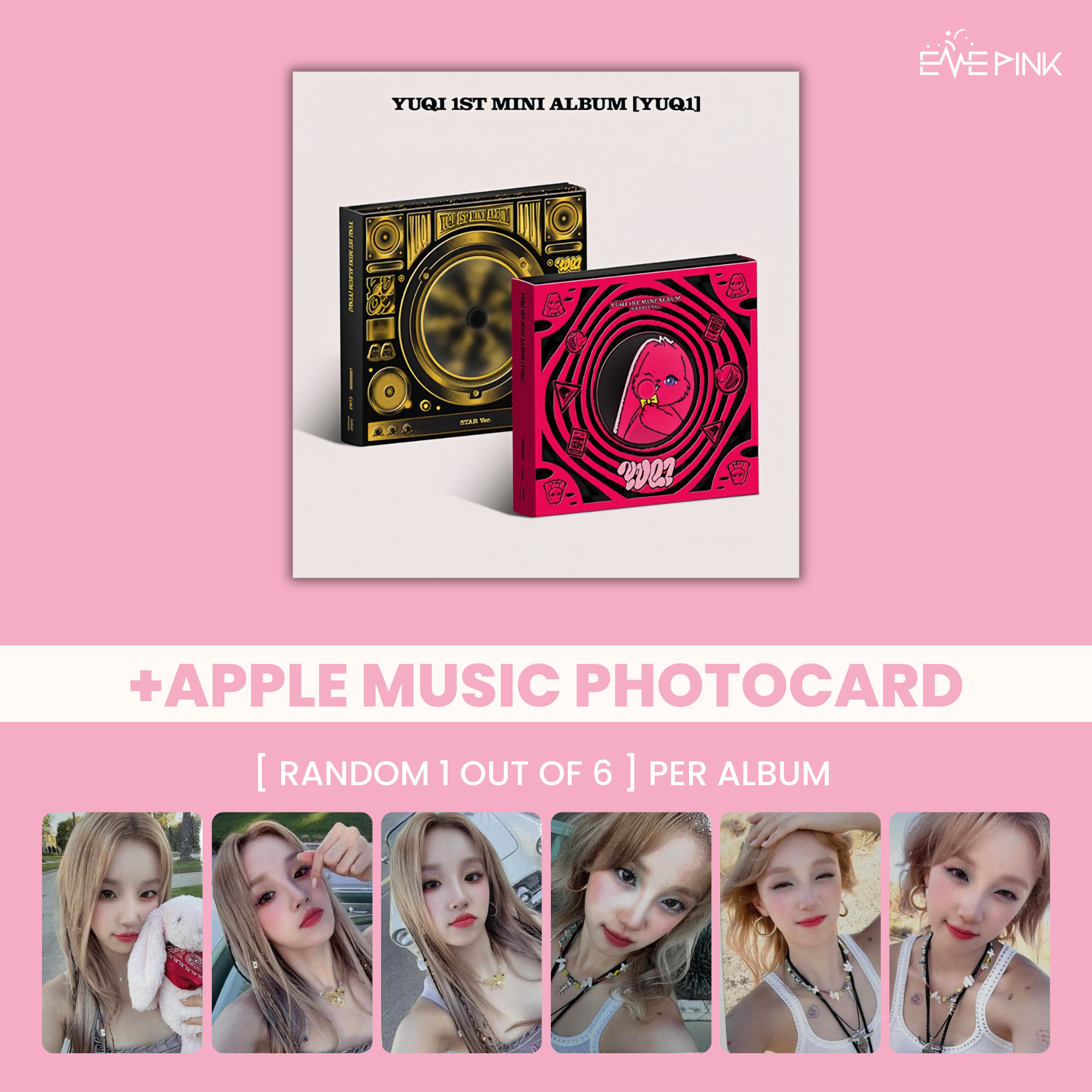YUQI (G)I-DLE – YUQ1 1st Mini Album + 2 Folded Posters (Set) – K-Pop Officiel