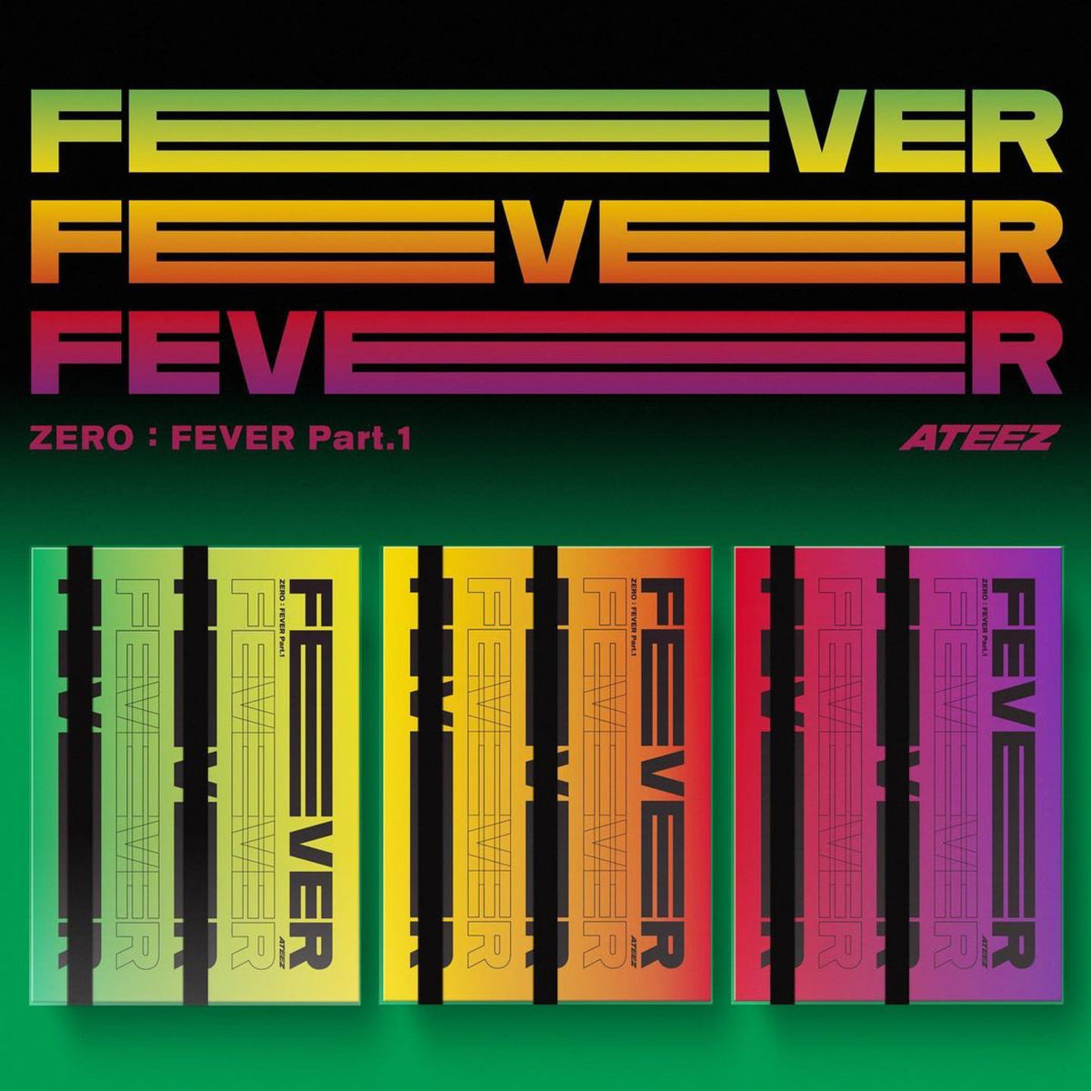 ATEEZ - ZERO : FEVER PT.3 (DIARY VER) OFFICIAL POSTER – EVE PINK K-POP