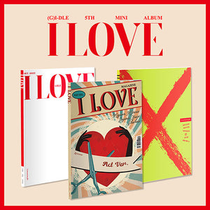 (G)I-DLE (여자아이들) 5TH MINI ALBUM - [I love] - EVE PINK K-POP