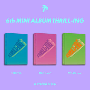THE BOYZ (더보이즈) 6TH MINI ALBUM - [THRILL-ING] (Platform Ver.) - EVE PINK K-POP