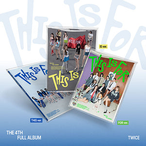 TWICE (트와이스) 4TH FULL ALBUM - [THIS IS FOR] (+POB) - EVE PINK K-POP
