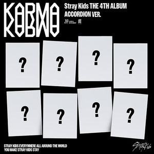 STRAY KIDS (스트레이 키즈) 4th Album - [KARMA] (ACCORDION VER. +SOUND WAVE GIFT)