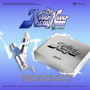 ZEROBASEONE (제로베이스원) 1st Full Album - [NEVER SAY NEVER] (SCENTS Ver. LIMITED)
