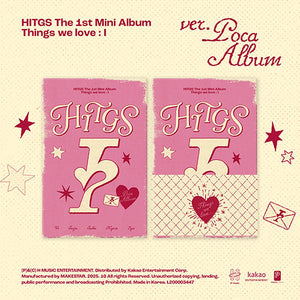 HITGS (힛지스) 1st Mini Album - [Things we love : I] (POCA Ver.)