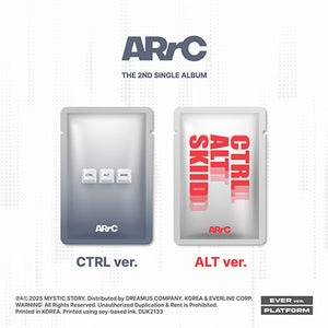ARrC (아크) The 2nd Single Album - [CTRL+ALT+SKIID] (CTRL & ALT Ver.) - EVE PINK K-POP
