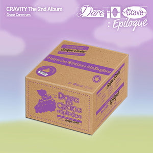 CRAVITY (크래비티) 2nd Album - [Dare to Crave : Epilogue] (Grape Ccrew ver.)