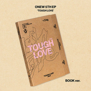 [PRE-ORDER] ONEW (온유) 5TH MINI ALBUM - [Tough Love] (BOOK Ver. + EXCLUSIVE PHOTOCARD) - EVE PINK K-POP