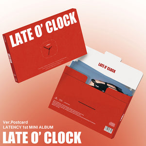 [PRE-ORDER] LATENCY (레이턴시) 1st MiNi ALBUM - [LATE O’ CLOCK] (Postcard Ver.)