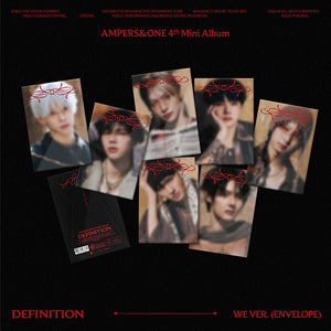 AMPERS&ONE (앰퍼샌드원) 4th Mini Album - [DEFINITION] (WE Ver.) - EVE PINK K-POP