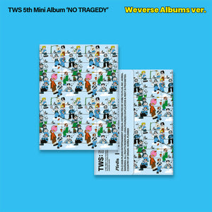 [PRE-ORDER] TWS (투어스) 5th Mini Album - [NO TRAGEDY] (Weverse Albums ver.) - EVE PINK K-POP