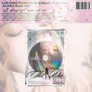 LEE CHAEYEON (이채연) ALBUM - [TILL I DIE] (Archive Book Ver.) - EVE PINK K-POP