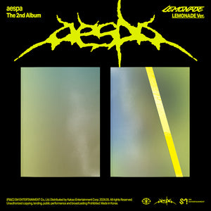 [PRE-ORDER] aespa (에스파) The 2nd Album - [LEMONADE] (LEMONADE Ver.) - EVE PINK K-POP