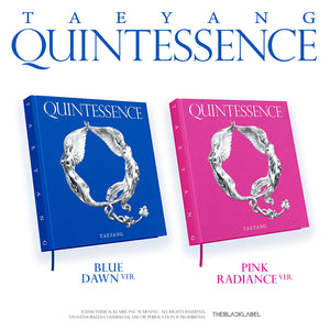 [PRE-ORDER] TAEYANG (태양) Album - [QUINTESSENCE]