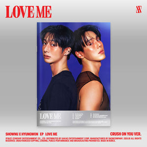 [PRE-ORDER] SHOWNU X HYUNGWON (MONSTA X 셔누X형원) EP Album - [LOVE ME] (CRUSH ON YOU VER.) - EVE PINK K-POP