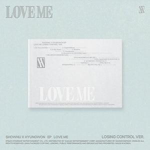 [PRE-ORDER] SHOWNU X HYUNGWON (MONSTA X 셔누X형원) EP Album - [LOVE ME] (LOSING CONTROL VER.) - EVE PINK K-POP