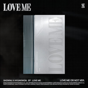 [PRE-ORDER] SHOWNU X HYUNGWON (MONSTA X 셔누X형원) EP Album - [LOVE ME] (LOVE ME OR NOT VER.) - EVE PINK K-POP