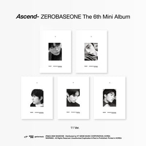 ZEROBASEONE (제로베이스원) The 6th Mini Album - [Ascend-] (11 Ver.) - EVE PINK K-POP
