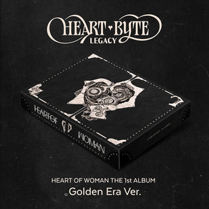 HEART OF WOMAN (하트오브우먼) THE 1st ALBUM - [Heart Byte : LEGACY] (Golden Era Ver.) - EVE PINK K-POP