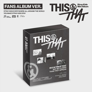 STRAY KIDS (스트레이 키즈) 10th Mini Album  - [THIS & THAT] (FANS ALBUM VER.)
