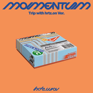[PRE-ORDER] hrtz.wav (하츠웨이브) 2nd Mini Album - [The Second Wave : MOMENTUM] (Trip with hrtz.on Ver.)