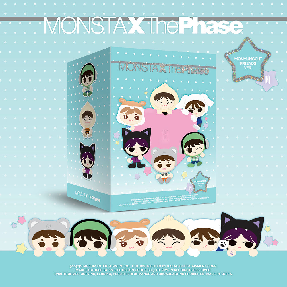[PRE-ORDER] (KOR VER.) MONSTA X (몬스타엑스) EP Album - [The Phase] (MONMUNGCHI FRIENDS ver.)