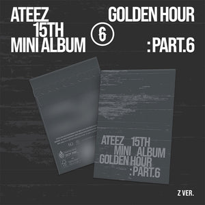 [PRE-ORDER] (KOR VER.) ATEEZ (에이티즈) 15th Mini Album - [GOLDEN HOUR : PART.6] (POCAALBUM VER.)