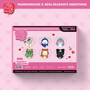 [PRE-ORDER] MONMUNGCHI X (MONSTA X 몬뭉치엑스) - 2026 SEASON’S GREETINGS