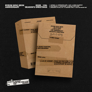 BYEON WOO SEOK (변우석) - 2026 10th ANNIVERSARY SEASON'S GREETINGS (+POB) - EVE PINK K-POP
