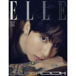 ELLE KOREA (엘르) - JANUARY 2026 EDITION [COVER: JUNGKOOK] - EVE PINK K-POP