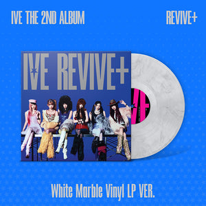 [PRE-ORDER] IVE (아이브) The 2nd Album - [REVIVE+] (White Marble Vinyl LP VER.)
