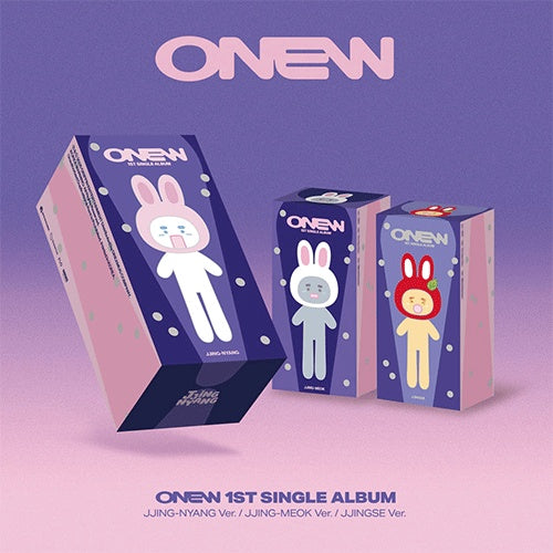 [PRE-ORDER] ONEW (온유) 1st Single Album - [착각] (JJING-MEOK / JJING-NYANG / JJINGSE Ver.)