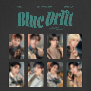 [PRE-ORDER] ATEEZ (에이티즈) 8TH ANNIVERSARY EXHIBITION BLUE DRIFT MD - [NECKLACE + 1 PHOTOCARD]