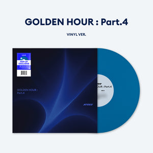 [PRE-ORDER] (U.S. VER.) ATEEZ (에이티즈) 13TH MINI ALBUM - [GOLDEN HOUR : Part.4] (VINYL VER. + EXCLUSIVE PHOTOCARD) - EVE PINK K-POP