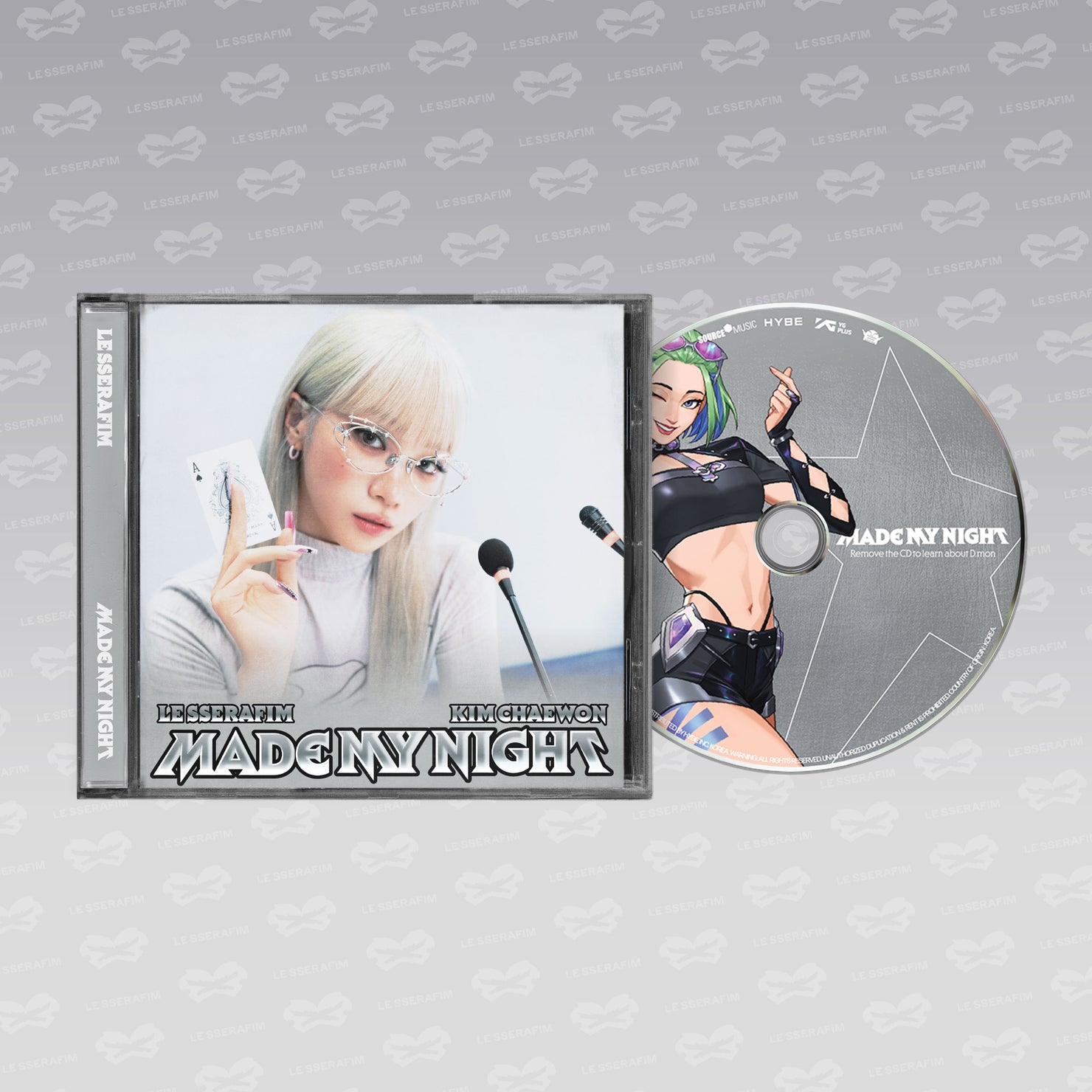 [PRE-ORDER] (U.S. VER) LE SSERAFIM (르세라핌) 2nd Single Album - [Made My Night] (Single CD)