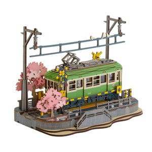 Rolife DIY 3D Wooden Puzzle Kit - [Sakura Densya Journey TGS02]