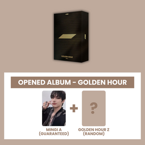 (KOREA VER.) ATEEZ (에이티즈) 10TH MINI ALBUM - [GOLDEN HOUR : PART.1] (GOLDEN HOUR: OPENED ALBUM) (A PHOTOCARD VER.) - EVE PINK K-POP
