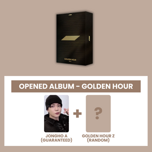 (KOREA VER.) ATEEZ (에이티즈) 10TH MINI ALBUM - [GOLDEN HOUR : PART.1] (GOLDEN HOUR: OPENED ALBUM) (A PHOTOCARD VER.) - EVE PINK K-POP