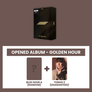 (KOREA VER.) ATEEZ (에이티즈) 10TH MINI ALBUM - [GOLDEN HOUR : PART.1] (GOLDEN HOUR.: OPENED ALBUM) (Z PHOTOCARD VER)