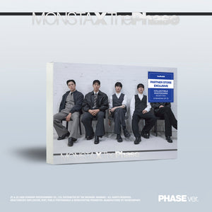 (U.S. VER.) MONSTA X (몬스타엑스) EP Album - [The Phase] (PHASE VER. + PARTNER STORE EXCLUSIVE)