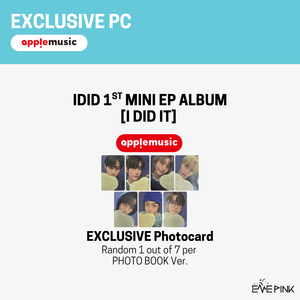 IDID (아이딧) 1st Mini EP Album - [I did it] (+EXCLUSIVE PHOTOCARD)